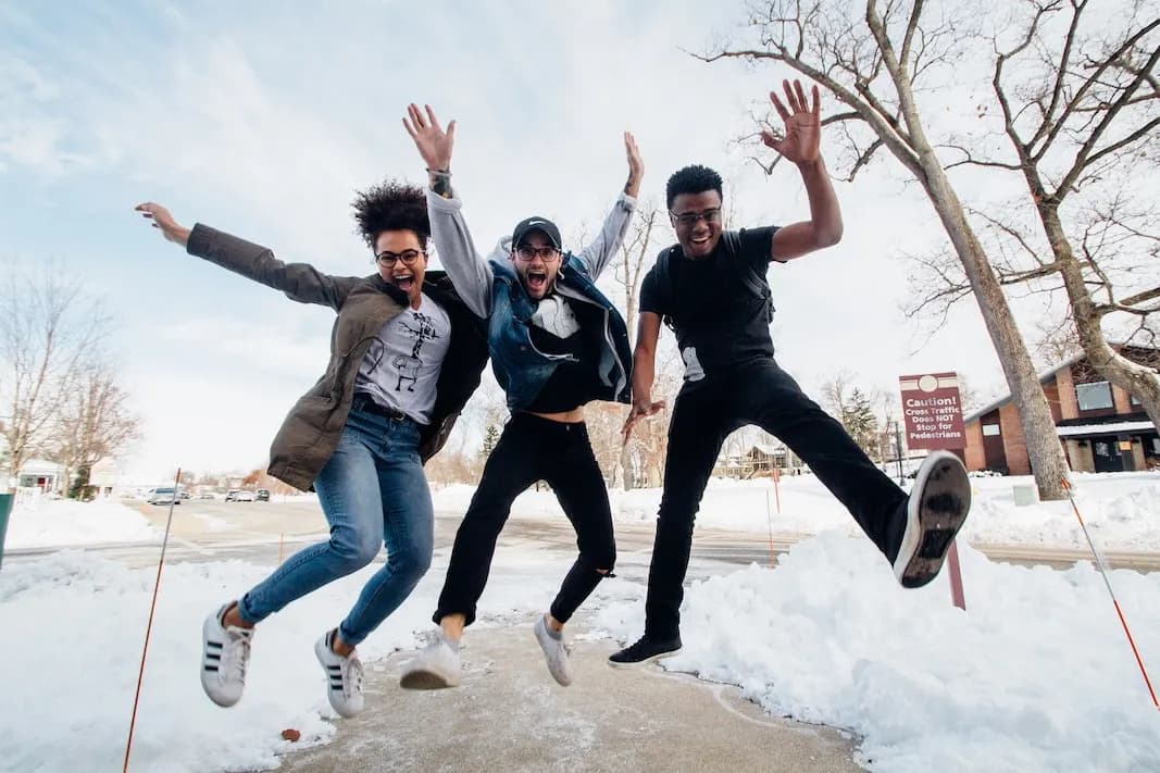 Students Happy after Passing F-1 visa interview